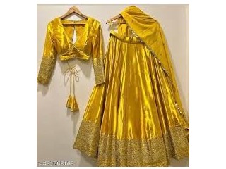 Gold Colour Lehenga