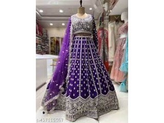 Violet lehenga